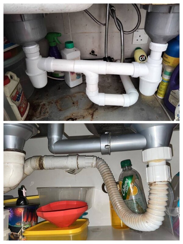 Home Patch - Plumbing - Proper Installation vs Bad Installation Kitchen Sink Drainage